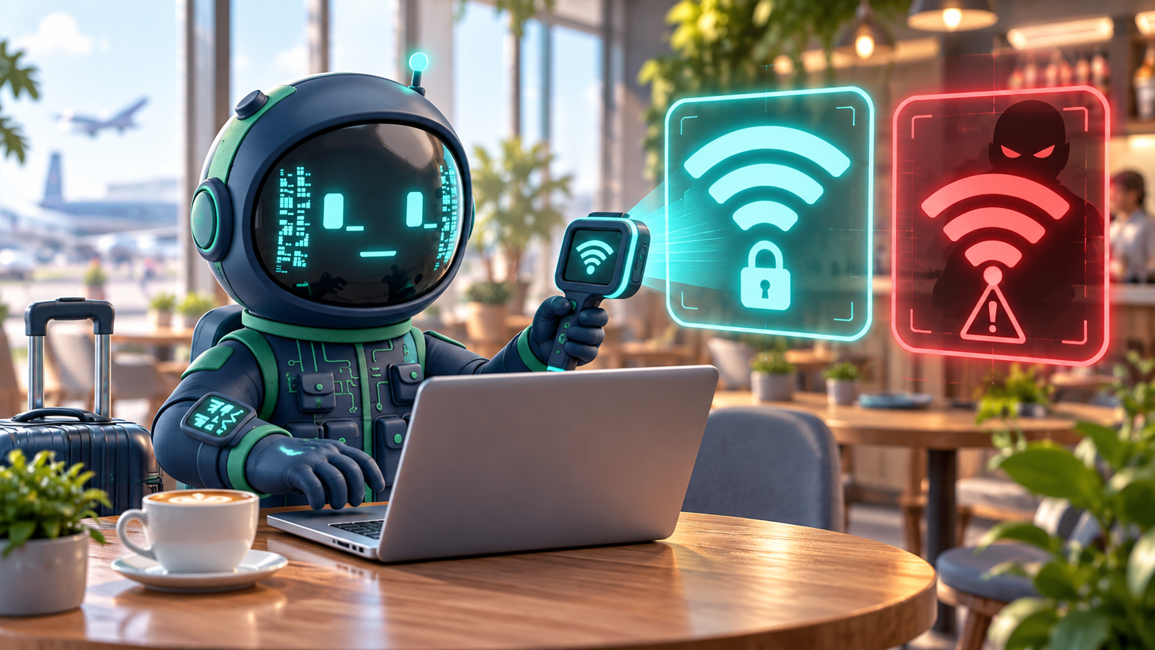 공용 와이파이는 정말 위험할까? 카페·공항·호텔 Wi-Fi 안전하게 쓰는 법